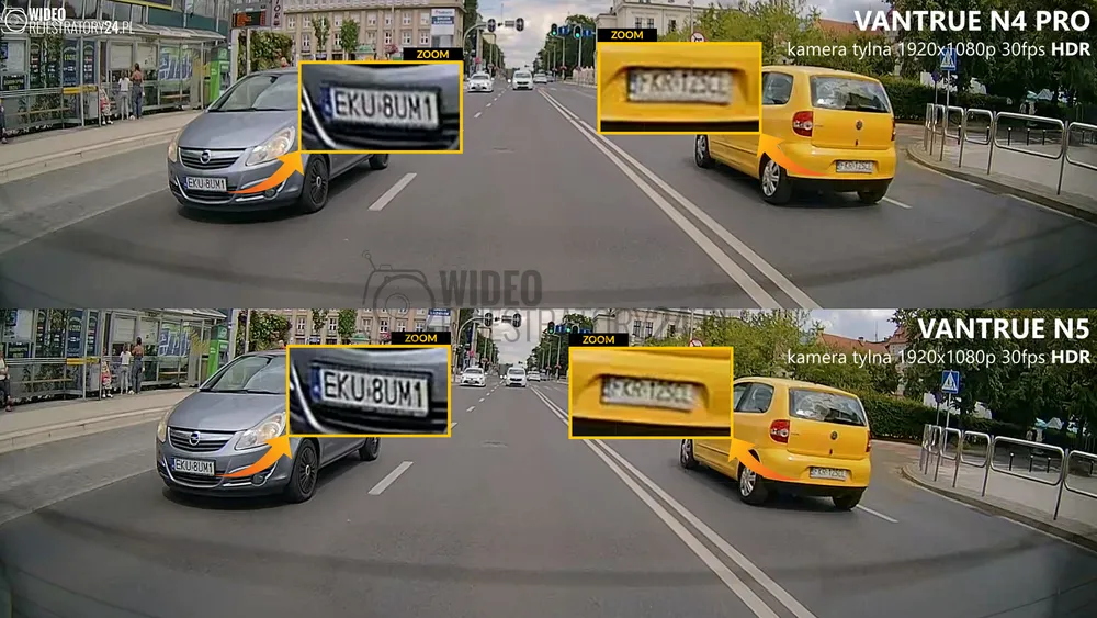 Porównanie flagowych wideorejestratorów VANTRUE N4 PRO oraz N5